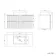 Crete Fluted Apex Oak Wall Hung Drawer Vanity with Marble Top & Cody Basin 1000mm
