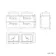 Elba Dawn Oak Double Wall Hung Drawer Vanity with Marble Top & Cody Basin 1200mm