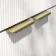 Sicily Fluted Coastal White Basin Vanity and Back To Wall Toilet Unit 1200mm (Excludes Toilet) - Brushed Brass Accents