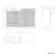 Sicily Fluted Coastal White Basin Vanity and Back To Wall Toilet Unit 1200mm (Excludes Toilet) - Brushed Brass Accents