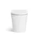 Sicily Fluted Coastal White Combination Vanity Basin and Tucson Toilet 1200mm - Brushed Brass Accents - Left Handed