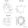 Sicily Fluted Coastal White Combination Vanity Basin and Tucson Toilet 1200mm - Brushed Brass Accents - Left Handed