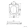 Sicily Fluted Coastal White Combination Vanity Basin and Aruba Toilet 1500mm - Brushed Brass Accents