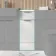 Sicily Fluted Coastal White Side Cabinet Unit 300mm - Chrome Handles