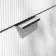 Sicily Fluted Coastal White Side Cabinet Unit 300mm - Chrome Handles