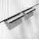 Sicily Fluted Coastal White Vanity with Semi Recessed Basin 600mm - Chrome Handles