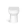 Sicily Fluted Coastal White Combination Vanity Basin and Miami Toilet 1500mm - Chrome Handles