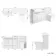 Sicily Fluted Coastal White Combination Vanity Basin with Marble Top & Houston Toilet 1500mm - Chrome Handles
