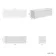 Malta Fluted Coastal White Double Wall Hung Drawer Vanity with Marble Top 1200mm - Excludes Counter Top Basin