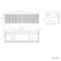 Malta Fluted Coastal White Double Wall Hung Drawer Vanity with Marble Top 1200mm - Excludes Counter Top Basin