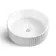 Malta Fluted Coastal White Double Wall Hung Drawer Vanity with Marble Top & Nevis Basin 1200mm