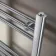 Barcelona Electric Chrome Straight Heated Towel Rail 650x400mm