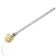 Barcelona Electric Brushed Brass Straight Heated Towel Rail 650x400mm