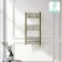 Barcelona Electric Antique Gold Straight Heated Towel Rail 800x400mm