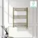 Barcelona Electric Antique Gold Straight Heated Towel Rail 800x600mm