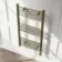 Barcelona Electric Antique Gold Straight Heated Towel Rail 1000x500mm