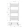 Barcelona Electric Antique Gold Straight Heated Towel Rail 1000x500mm