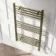 Barcelona Electric Antique Gold Straight Heated Towel Rail 1000x600mm