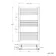 Barcelona Electric Antique Gold Straight Heated Towel Rail 1000x600mm