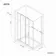 London Matt Black 6mm Sliding Shower Enclosure 1000x760mm