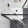 London Matt Black 6mm Pivot Shower Enclosure 800x800mm