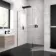 Copenhagen Easy Clean 8mm Wet Room Shower Glass 900mm & 250mm Return Panel