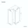 Copenhagen Easy Clean 8mm Walk In Shower Enclosure 800mm & 700mm Glass with Pivotal Return Panel