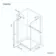 Vienna Matt Black Easy Clean 8mm Hinged Shower Enclosure 900x900mm