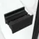 Vienna Matt Black Easy Clean 8mm Hinged Shower Enclosure 1100x800mm