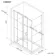 London Matt Black Grid 6mm Sliding Shower Enclosure 1200x700mm