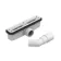 Tokyo Rectangular Matt White Slate Texture Stone Shower Tray 1600x900mm