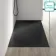 Tokyo Rectangular Matt Black Slate Texture Stone Shower Tray 1600x700mm