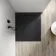 Tokyo Rectangular Matt Black Slate Texture Stone Shower Tray 1000x800mm
