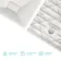 Berlin Quadrant Matt White Slate Effect SMC Composite Shower Tray 800x800mm