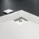 Berlin Quadrant Matt White Slate Effect SMC Composite Shower Tray 900x900mm