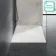 Berlin Rectangular Matt White Slate Effect SMC Composite Shower Tray 1200x700mm