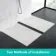 Berlin Square Matt White Slate Effect SMC Composite Shower Tray 800x800mm