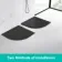 Berlin Quadrant Matt Black Slate Effect SMC Composite Shower Tray 800x800mm