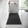 Berlin Rectangular Matt Black Slate Effect SMC Composite Shower Tray 1800x700mm