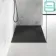 Berlin Rectangular Matt Black Slate Effect SMC Composite Shower Tray 1200x800mm