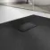 Berlin Rectangular Matt Black Slate Effect SMC Composite Shower Tray 1200x800mm