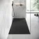 Berlin Rectangular Matt Black Slate Effect SMC Composite Shower Tray 1800x800mm