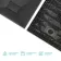 Berlin Rectangular Matt Black Slate Effect SMC Composite Shower Tray 1500x900mm