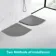 Berlin Quadrant Dark Grey Slate Effect SMC Composite Shower Tray 900x900mm
