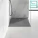 Berlin Rectangular Dark Grey Slate Effect SMC Composite Shower Tray 1000x700mm