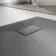 Berlin Rectangular Dark Grey Slate Effect SMC Composite Shower Tray 1200x700mm