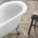 Tonbridge 1750mm Roll Top Bath - Chrome Claw Feet