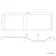 P Shaped 1600 Bath with Front Panel - Left Handed
