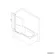 P Shaped 1600 Shower Bath with Front Panel & 6mm Easy Clean Screen with Rail - Right Handed
