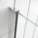 L Shaped 1700 Shower Bath with Front Panel & 4mm Fixed Screen with Rail - Left Handed